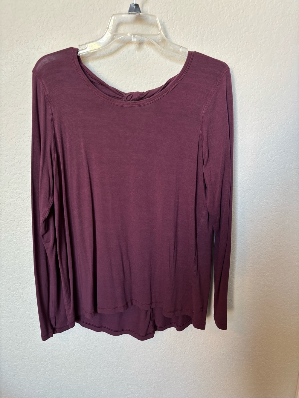Lululemon Timeless Twist Open Back Long Sleeve Top L